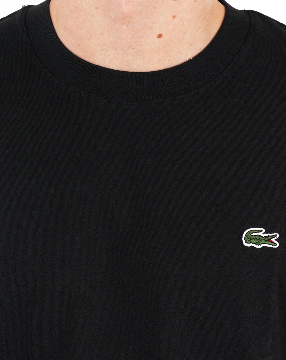 Lacoste Classic Fit Cotton Jersey T Shirt Black