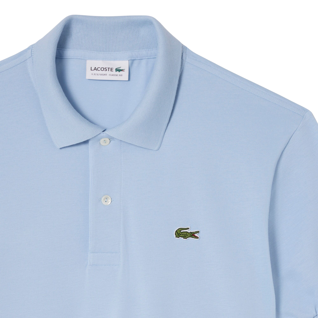 Mens Lacoste Chambray L.12.12 Stretch Pique Classic S/s Polo Shirt
