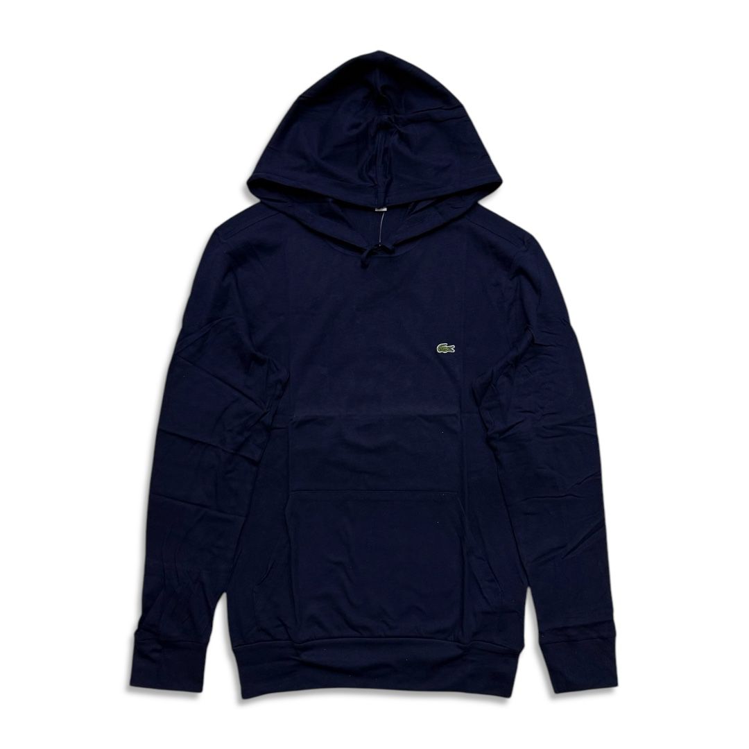 Lacoste Men’s Pullover Lightweight Hoodie – Navy Blue 166