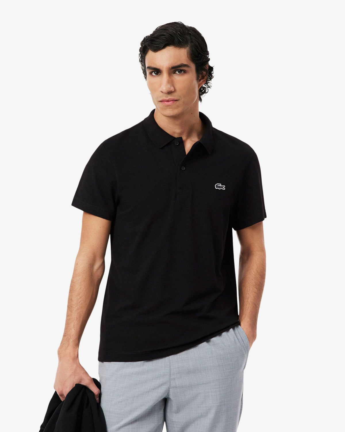 Lacoste Short Sleeved Mens Polo Shirt - Black 031