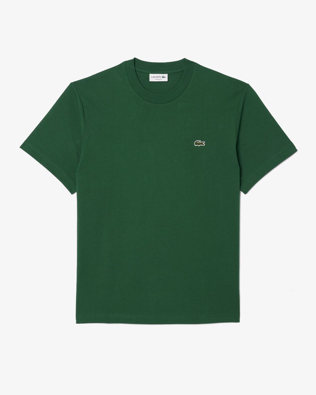 Lacoste Mens Classic Fit Cotton Jersey T-Shirt - Green 132
